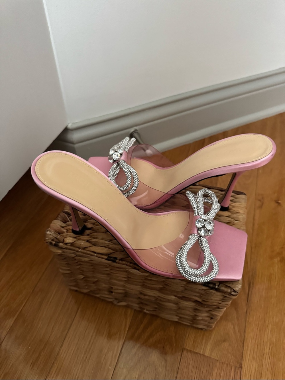 Rare Mach & Mach Pink Crystal Bow